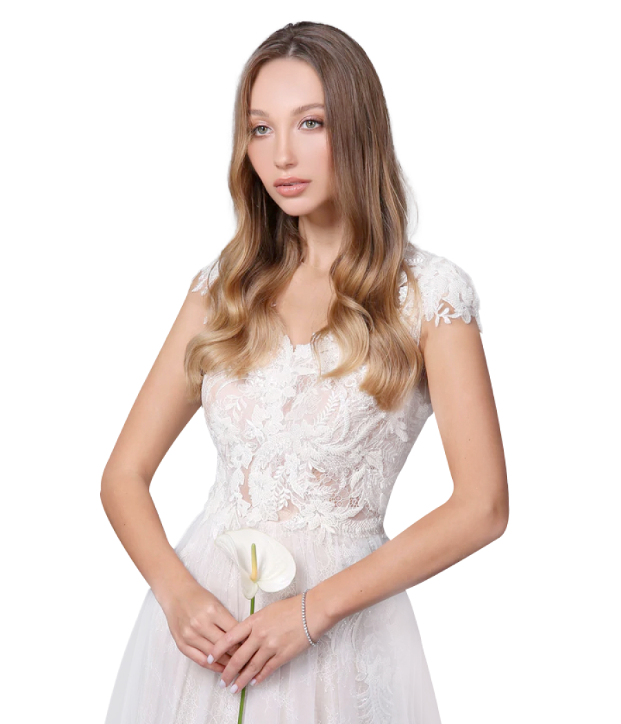 Jolie - Delicate lace wedding dress